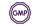 Purple 'GMP' logo on a white background