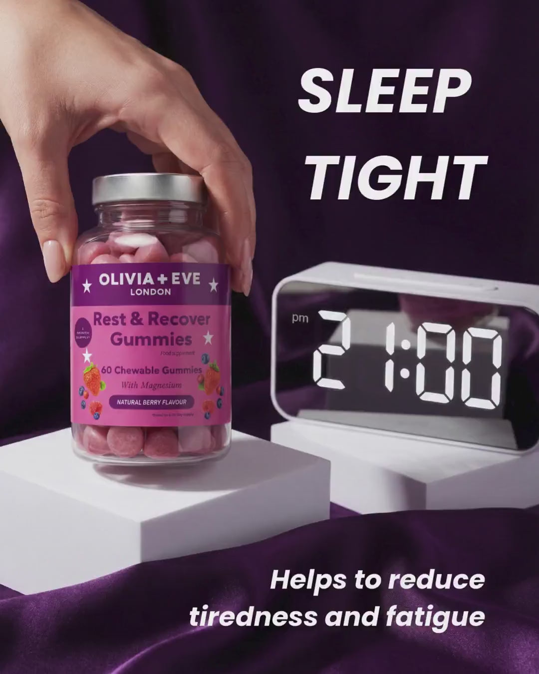 Olivia + Eve London Rest & Recover Gummies