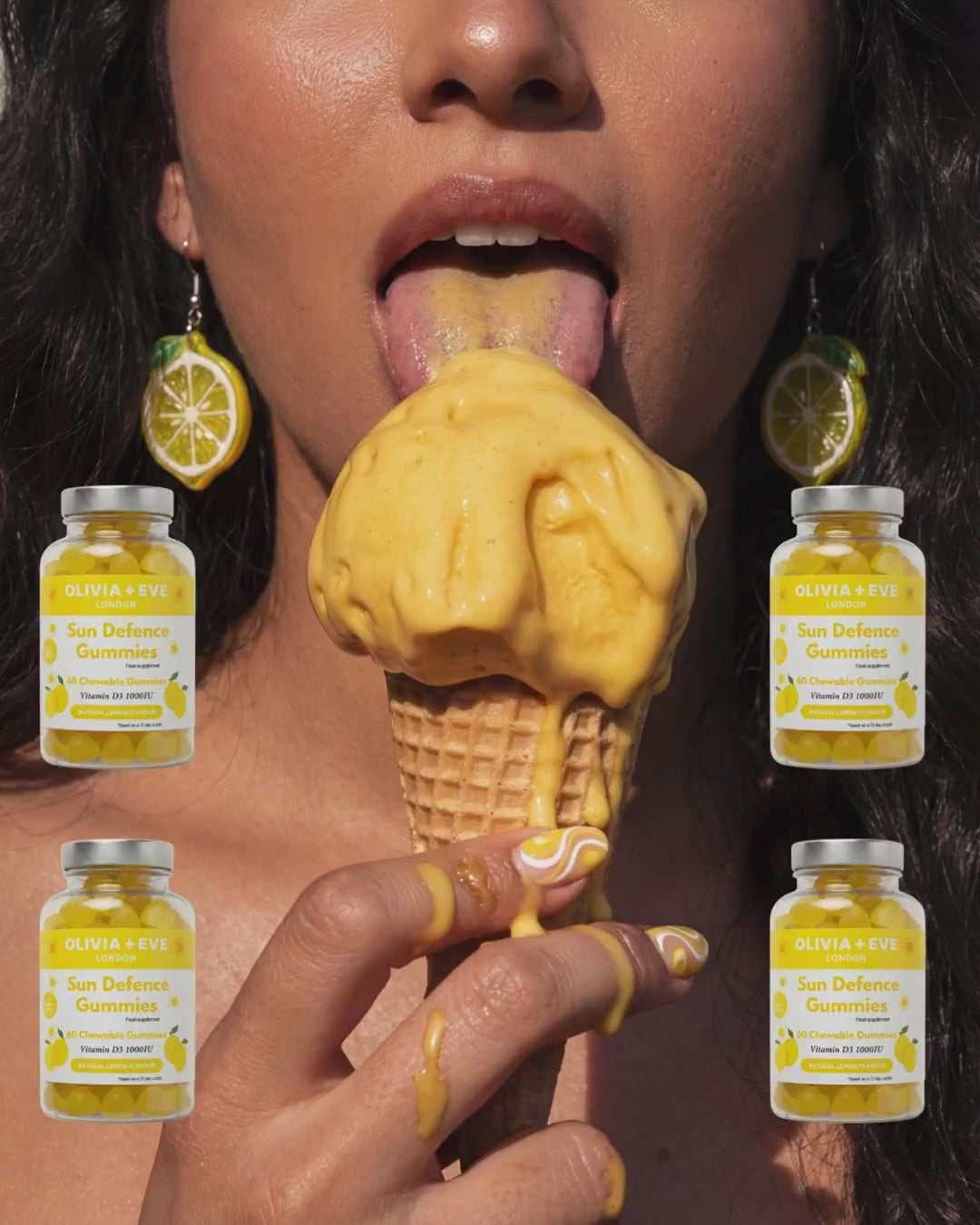 Olivia + Eve London Sun Defence Gummies 1000IU