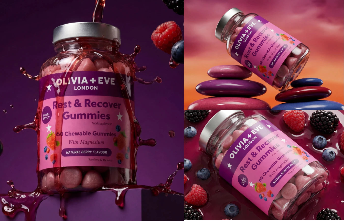 Olivia + Eve London Rest & Recover Gummies