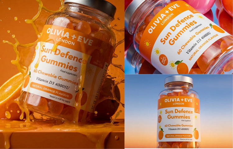 Olivia + Eve London Sun Defence Gummies 4000IU
